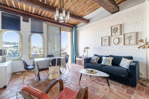 L'HONORAT vue mer et port, à côté des plages du Midi et proche du Palais