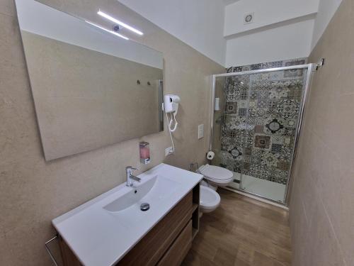 Koupelna v ubytování Vecchia Bari Apartments
