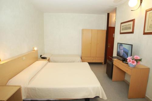 Μια τηλεόραση ή/και κέντρο ψυχαγωγίας στο Hotel San Vitale