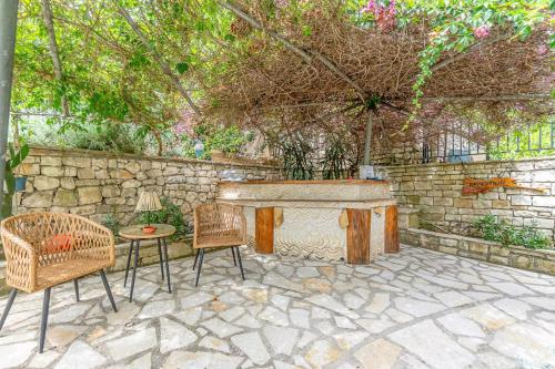 Zahrada ubytování Corfu Apt