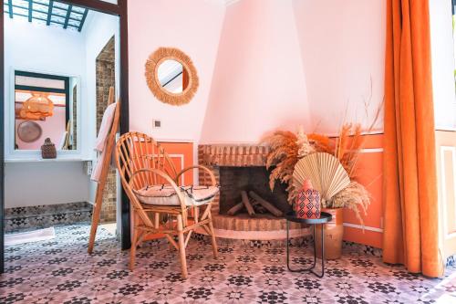 Maison Daouiaにあるシーティングエリア