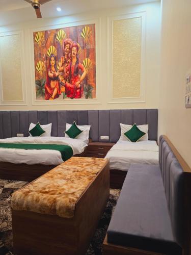 Postel nebo postele na pokoji v ubytování Hotel Marina