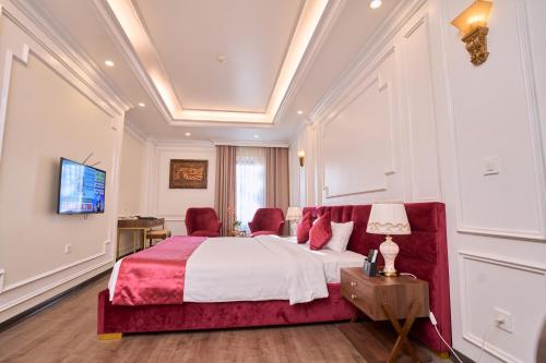 Katil atau katil-katil dalam bilik di Le Haute Hotel Hai Phong