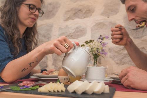 Comida en el bed and breakfast o alrededores