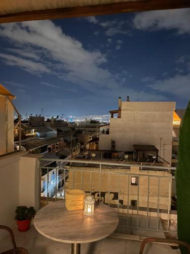 Urban cozy penthouse with city view