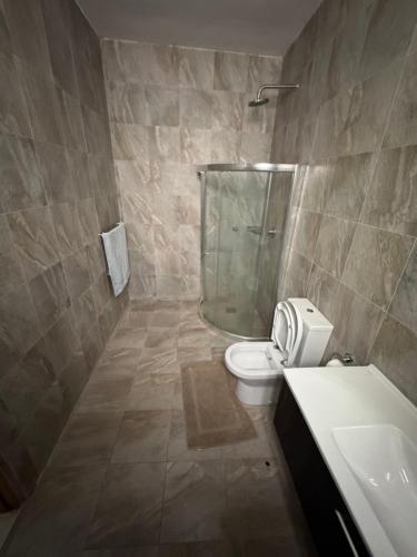 Ένα μπάνιο στο Apartment with sea view