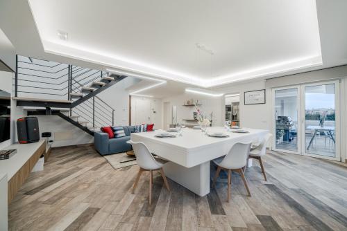 Η κουζίνα ή μικρή κουζίνα στο Villa Padana