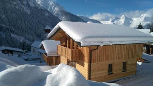 冬のAuszeit Chaletsの様子