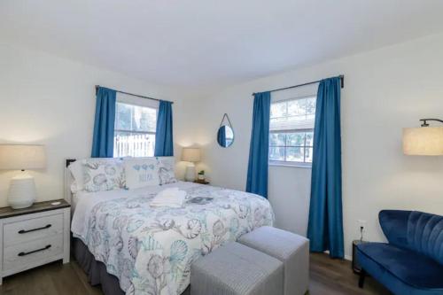 Ένα ή περισσότερα κρεβάτια σε δωμάτιο στο Dreamy Bay Apartment 2bed 1bath with full kitchen and laundry