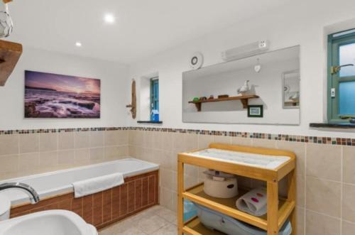 Et badeværelse på Park Court Barn