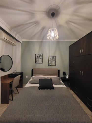 Postel nebo postele na pokoji v ubytování K's cozy vibe