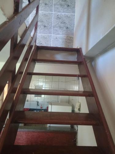 an overhead view of a staircase in a building at Casa em Arembepe in Camaçari