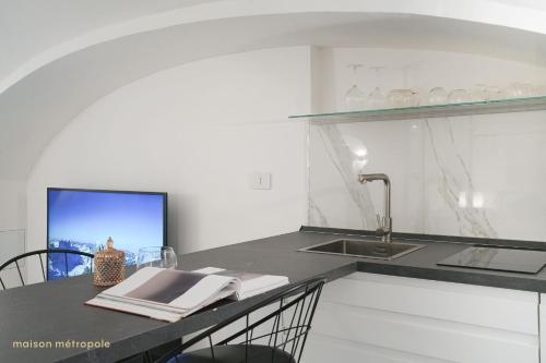 Una cocina o zona de cocina en Gioia House