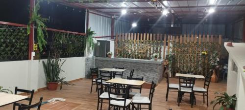 Posezení v ubytování Hostal Leon Internacional