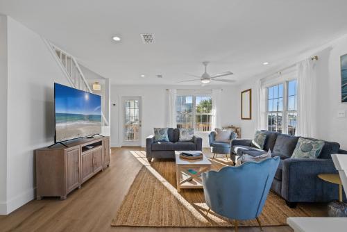 Et opholdsområde på The Blue Fin