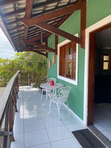 Balkoni atau teres di Porto Seguro Flat
