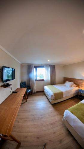 Hotel Agua Nativaにあるベッド