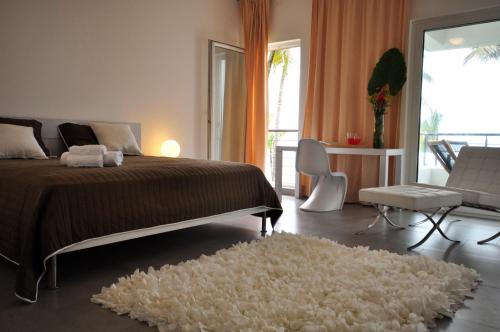 Ein Sitzbereich in der Unterkunft Instyle Residences at Infiniti Blu