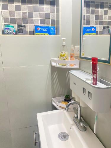 Ванная комната в Ground floor apartment, CAS, Centenario, Cons