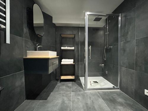 Koupelna v ubytování Chambre privée Wintzenheim