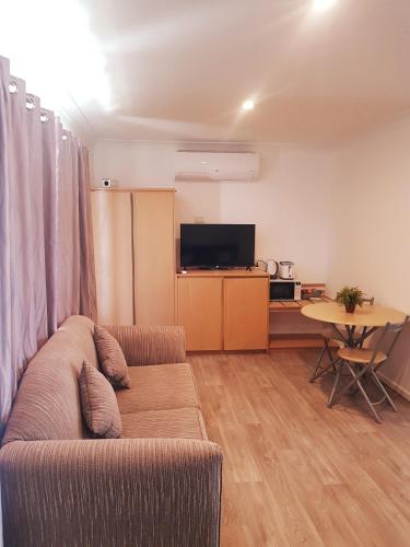TV a/nebo společenská místnost v ubytování The Major Mitchell Motel