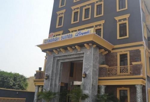 a building with a sign on top of it at Cynergy Suites Royale - Standard in Lagos