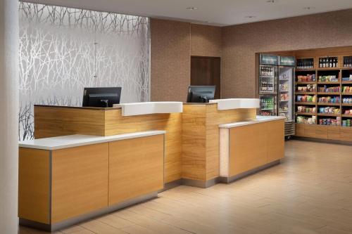 a cashier counter in a grocery store at Fairfield Inn & Suites Baltimore BWI Airport in Linthicum Heights