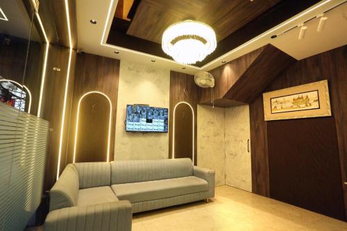 Posezení v ubytování Hotel GC Grand Inn