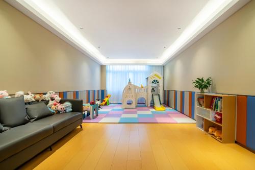 Χώρος καθιστικού στο Suzhou SYS Hotel - Suzhou New District Railway Station