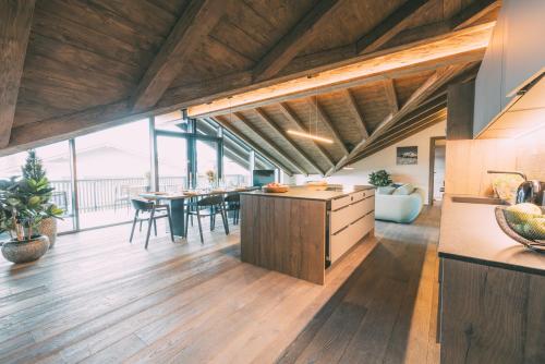Χώρος καθιστικού στο LIVALPIN Chalet