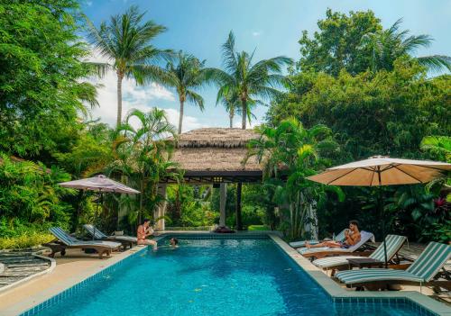 Bazén v ubytování Amaya Boutique Resort nebo v jeho okolí