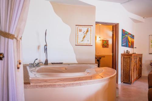 Phòng tắm tại La Perla del Caribe - Villa Topaz