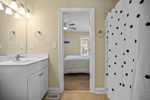 Et badeværelse på Heavenly Hangout