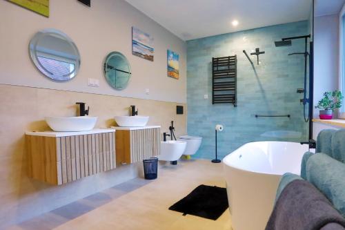 Koupelna v ubytování Sigma Bay