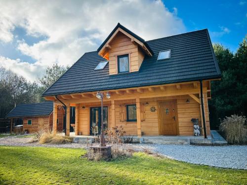 Dom z bala sauna jacuzzi Saunowisko