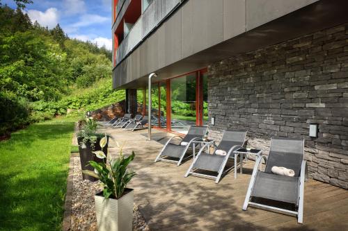 Zahrada ubytování Omnia Hotel Relax & Wellness
