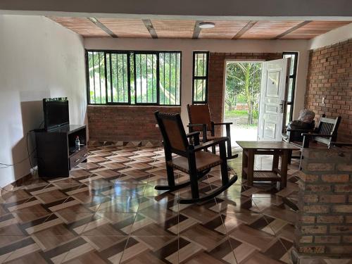 Et opholdsområde på Vacaciones Sol y Luna