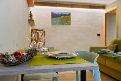 Χώρος καθιστικού στο Maison Olga