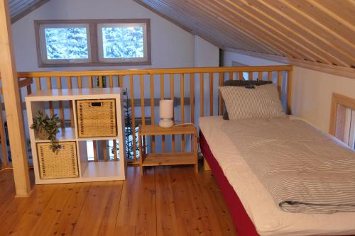 Postel nebo postele na pokoji v ubytování Arctic Ranch