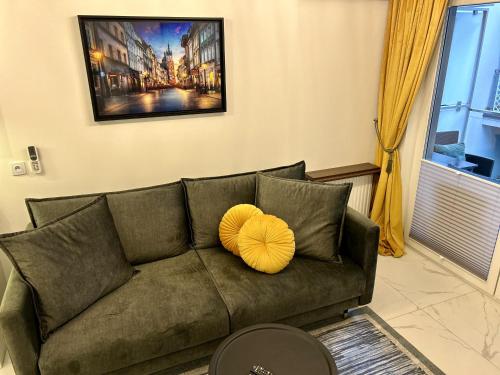 Posedenie v ubytovaní Vintage Kącik Apartment