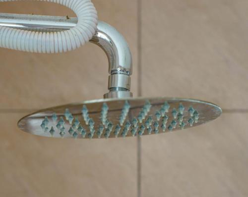 a shower faucet with a shower head at Destination code 254, Nyeri in Nyeri