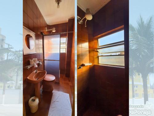 Ένα μπάνιο στο Hotel Pousada Plataforma
