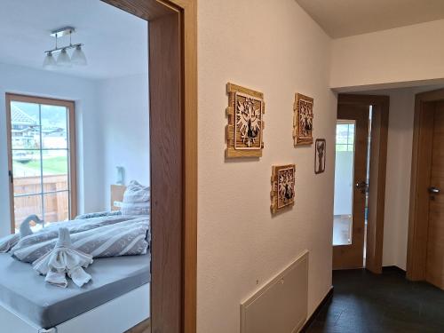 Katil atau katil-katil dalam bilik di Appartements Höpfl