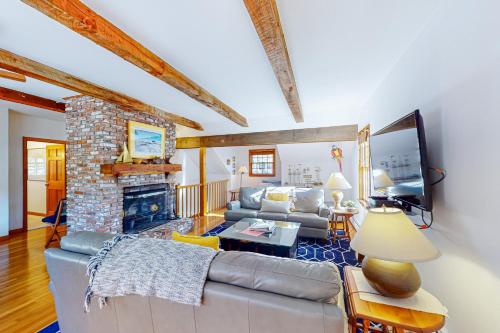 Postel nebo postele na pokoji v ubytování Zajac Cottage
