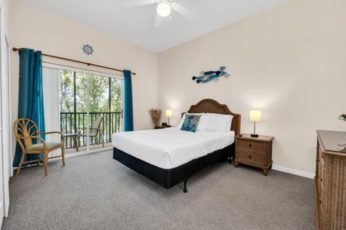 Giường trong phòng chung tại Spacious Paradise at Bahama Bay Resort