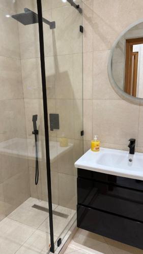 Ένα μπάνιο στο Luxury Renovated Apartment