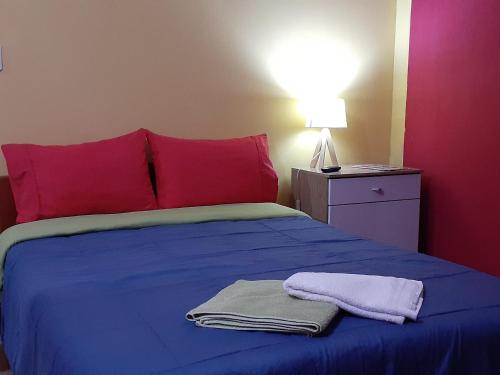 Postel nebo postele na pokoji v ubytování Habitación 2p independiente desde el jardin - Tierra del Sol Eterno - Ica Centro