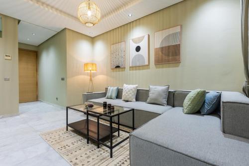 Posezení v ubytování Modern & Chic APT Prestigia