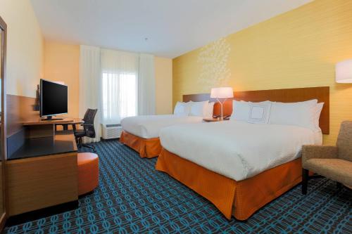 Katil atau katil-katil dalam bilik di Fairfield Inn & Suites by Marriott Cotulla