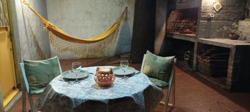 Posezení v ubytování Hostal Pino Alto